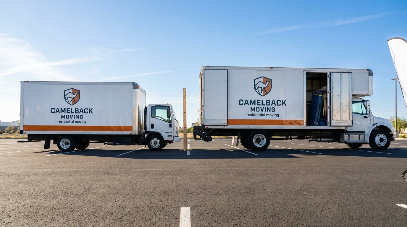 Moving truck size capacity guide in Elwood